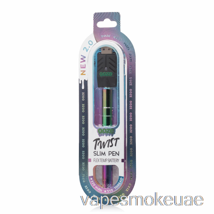 Vape Uae Ooze Slim Twist Pen 2.0 فليكس تيمب بطارية قوس قزح